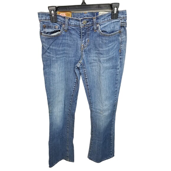 GAP Womens Size 4R Blue Solid Bootcut Jeans - Picture 1 of 9